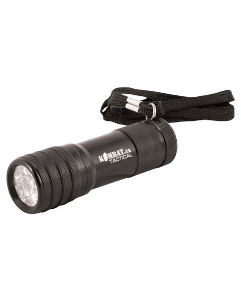 Ліхтарик тактичний KOMBAT UK 9 LED Tactical torch kb-9ltt фото