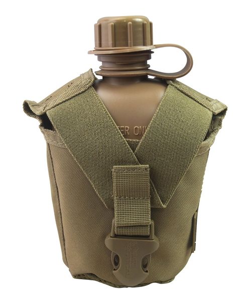 Фляга тактична з чохлом KOMBAT UK Tactical Water Bottle kb-twbt-coy фото