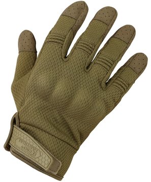 Рукавички тактичні повнопалі з кастетами KOMBAT UK Recon Tactical Gloves kb-rtg-coy фото