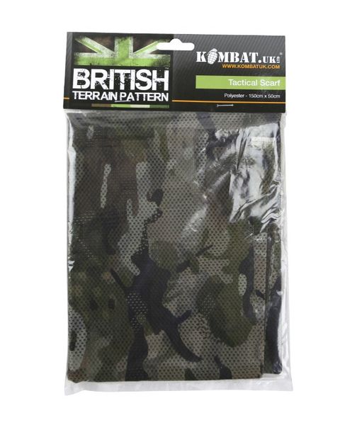 Шарф тактичний KOMBAT UK Tactical Scarf kb-tsc-btp фото