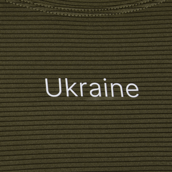 Лонгслів з написом "Ukraine" мілітарі Camotec CoolTouch 7342 фото