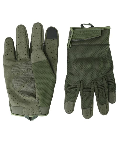 Рукавички тактичні повнопалі з кастетами KOMBAT UK Recon Tactical Gloves kb-rtg-olgr фото