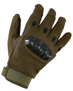 Рукавички тактичні повнопалі з кастетами KOMBAT UK Predator Tactical Gloves kb-ptg-coy фото