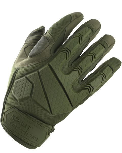 Рукавички тактичні з армуванням KOMBAT UK Alpha Tactical Gloves kb-atg-olgr фото