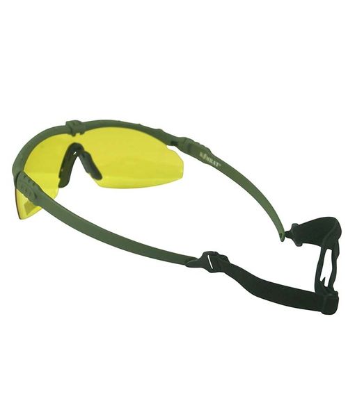 Окуляри тактичні KOMBAT UK Ranger Glasses Yellow Lenses жовті kb-rgy-cm фото