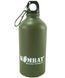 Фляга алюмінієва 500мл з карабіном KOMBAT UK Aluminium Water Bottle kb-awb500-olgr фото