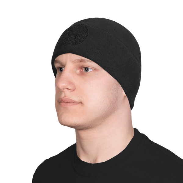 Шапка поліцейська флісова з липучкою Camotec Beanie Police 6677 фото