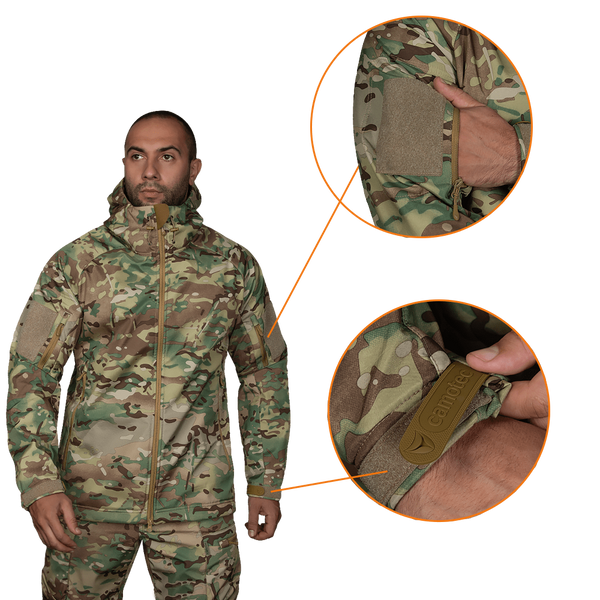 Куртка тактична демісезонна Camotec CM Stalker SoftShell 7089 фото