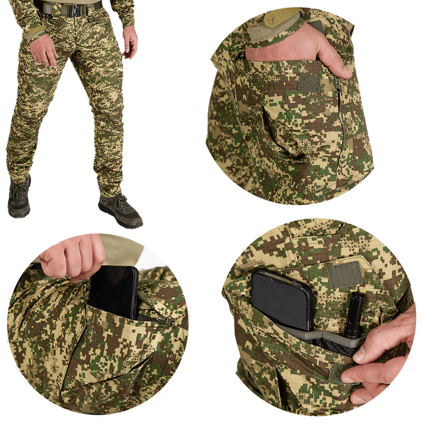 Штани тактичні вологостійкі Camotec Герць Rip-Stop Teflon 8070 фото