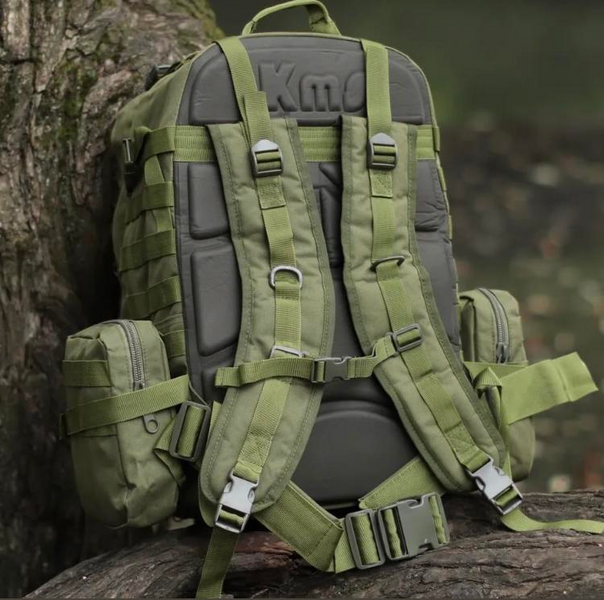 Рюкзак військово-тактичний 55л Molle Assault + 3 органайзери 6026 фото