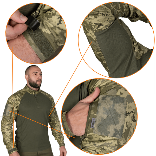 Бойова сорочка убакс Camotec Raid Олива 7608 фото