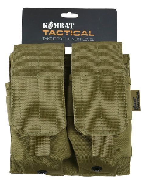Підсумок під 4 магазина АК закритий KOMBAT UK Double Original Style Mag Pouch kb-dosmp-coy фото