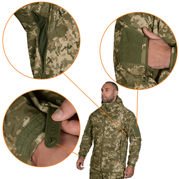 Куртка тактична демісезонна Camotec CM Stalker SoftShell 7379 фото