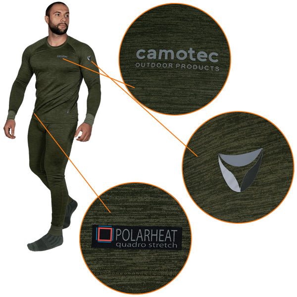 Комплект термобілизни Camotec Polarheat QS Pro 2.0 7365 фото