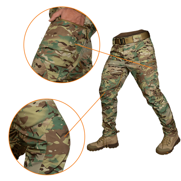 Штани тактичні теплі Camotec SoftShell Vent 2.0 7395 фото