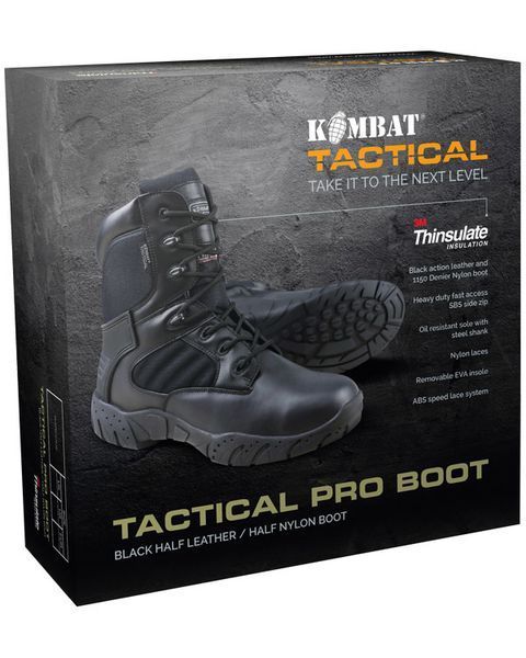 Черевики демісезонні KOMBAT UK Tactical Pro Boot 50/50 kb-tpb50-blk фото