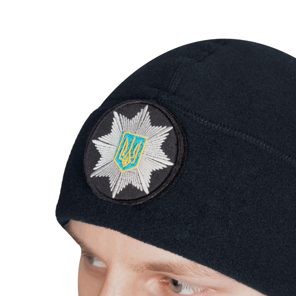 Шапка поліцейська флісова з липучкою Camotec Beanie 2.0 Police 7438 фото