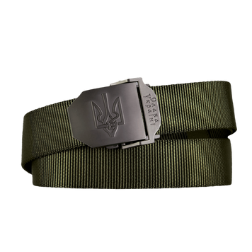 Ремінь армійський з тризубом Camotec Patriot 5903 фото