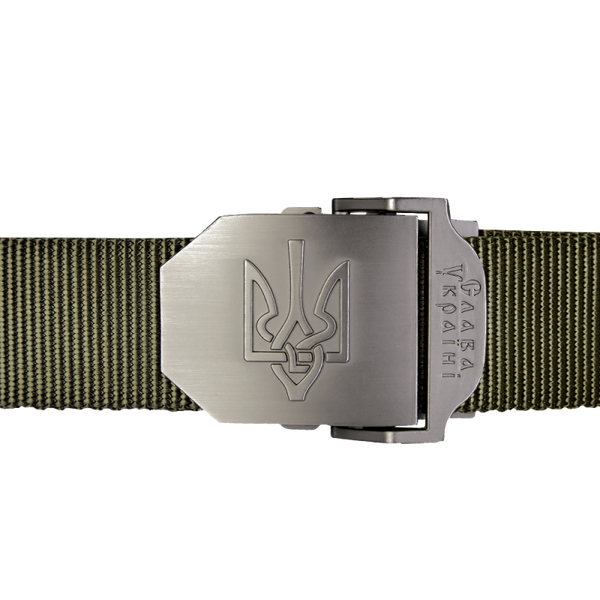 Ремінь армійський з тризубом Camotec Patriot 5903 фото