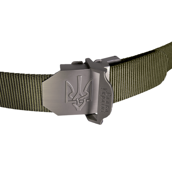 Ремінь армійський з тризубом Camotec Patriot 5903 фото
