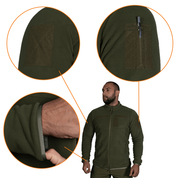 Кофта флісова тактична форменна Camotec Army 2.0 НГУ 7408 фото