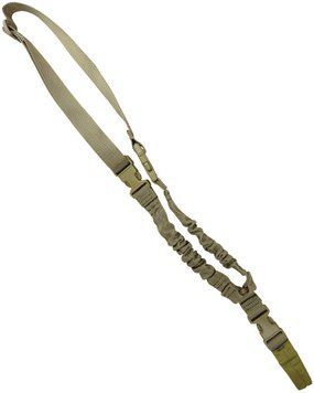 Ремінь для зброї одноточковий KOMBAT UK Single Point Bungee Sling kb-spbs фото