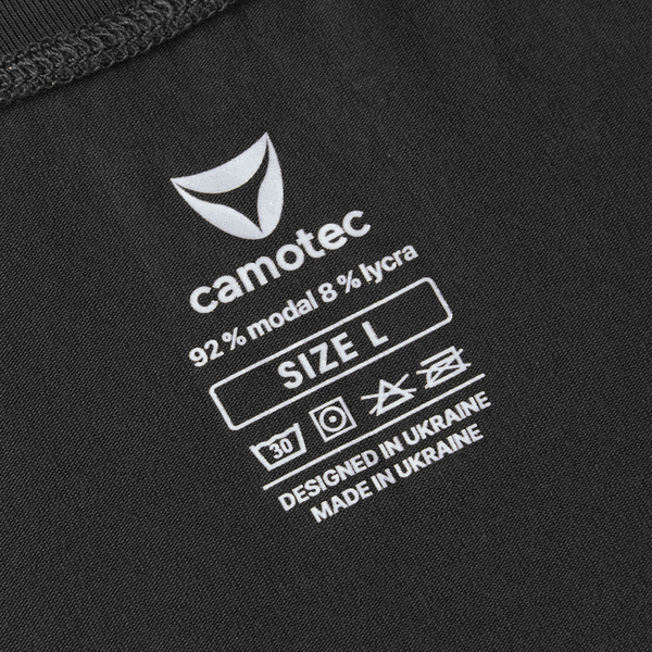 Футболка з гербом Camotec Modal білий тризуб 7181 фото